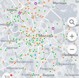 Карты зарядок электромобилей